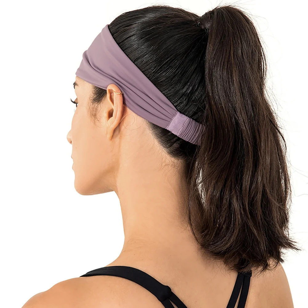 

Running Fitness Sweatband Elastic New 2021 Latest Stretch Women Headbands Headpiece Absorbent Sweat Cycling Jog Tennis Yoga Gym