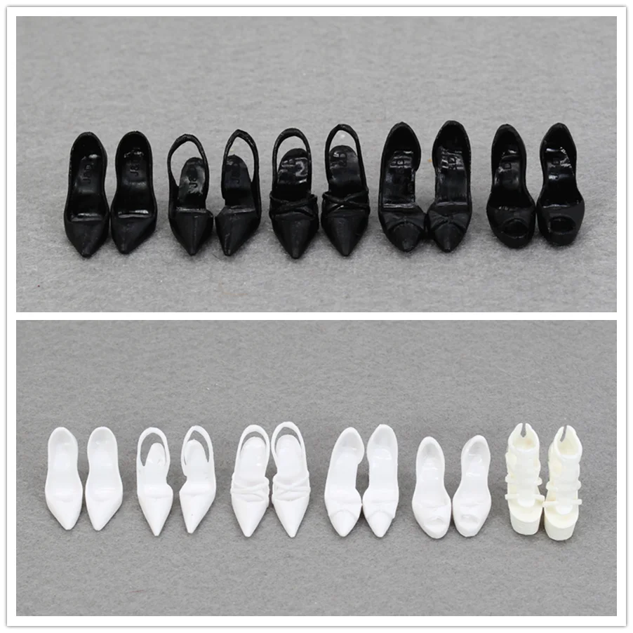 Коллективное издание модные туфли на высоком каблуке/Аксессуары для кукол 1/6 FR ST