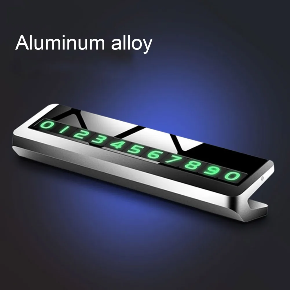 

Car Phone Number License Plate Invisible Temporary Parking License Plate High Temperature Resistance