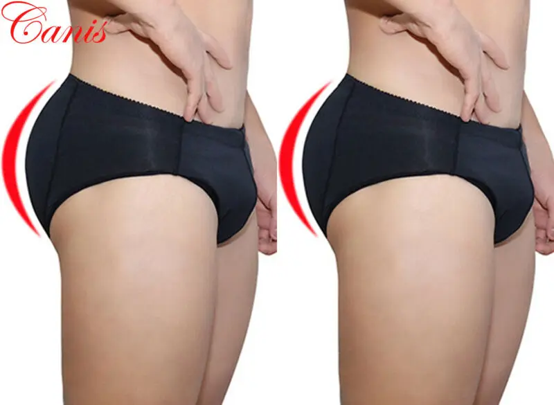 Сексуальные черные трусы Hirigin мужские с подкладкой для ягодиц бустер усилитель
