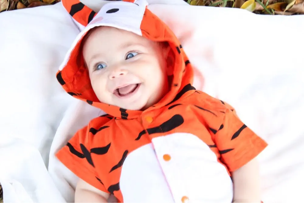 Детский хлопковый комбинезон с капюшоном коротким рукавом | Мать и ребенок