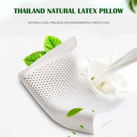 shenbang thailand pure natural latex pillow health care neck for neck spine protective latex pillow orthopedic pillow