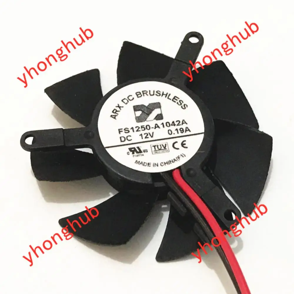 ARX FS1250 A1042A DC 12V 0.19A 2 провод Сервер вентилятор охлаждения|cooling fan|server fan70mm fan |