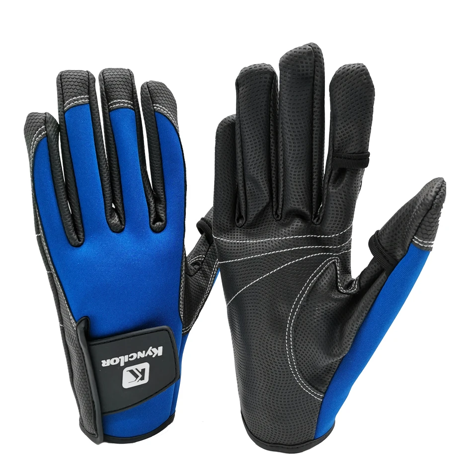 NEWOutdoor Нескользящие гибкие рыболовные перчатки с двумя пальцами Практичные