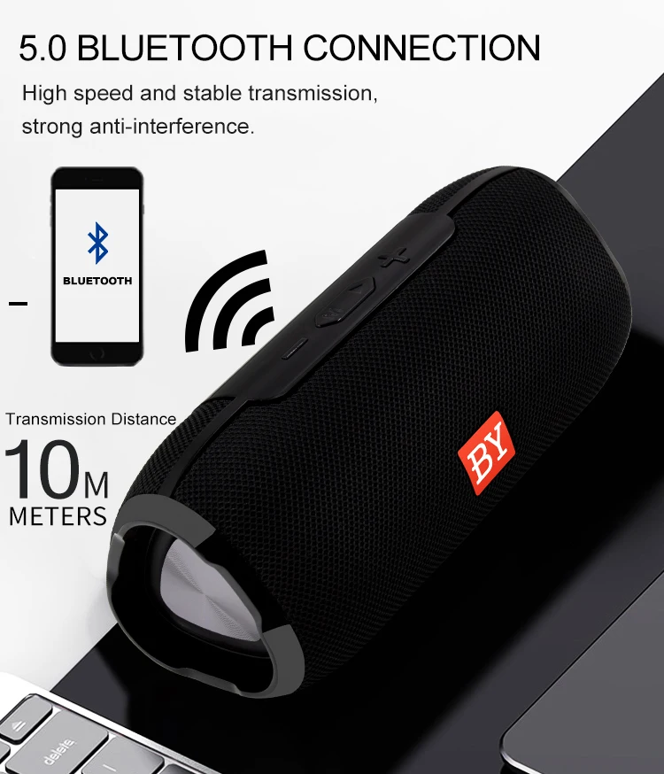 Колонка bluetooth колонка портативная блютуз колонка с fm-радио Колонка беспроводной громкий динамик 10 Вт стерео бас Музыка объемный soundbar