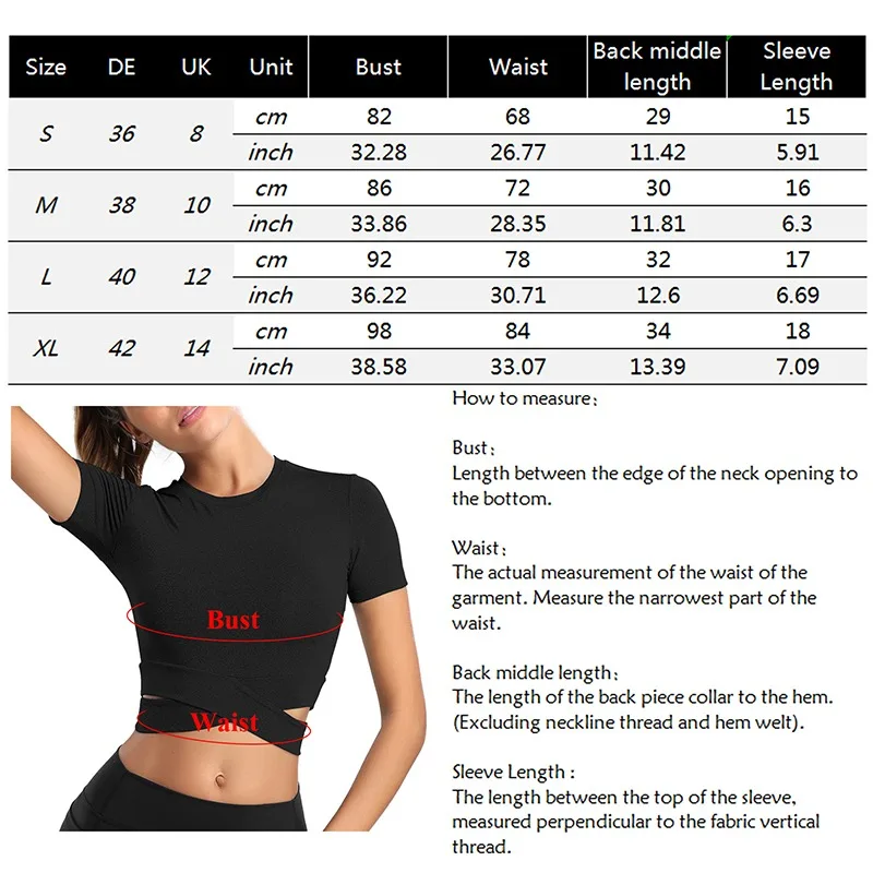 SFIT Sports Crop top Women Yoga shirts fitness gym clothing Women's shirt Running Workout Sport T-Shirts Wear | Спорт и