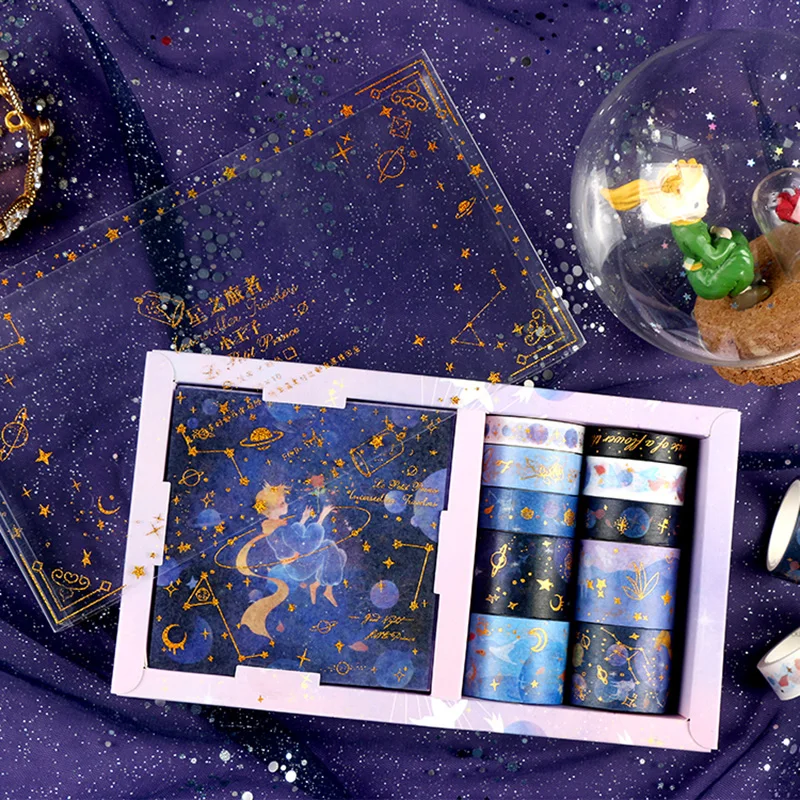 

20 pcs/set Le Petit Prince Space travelling Washi Tape set Galaxy Adhesive Tape DIY Scrapbooking Sticker Label Masking tape gift