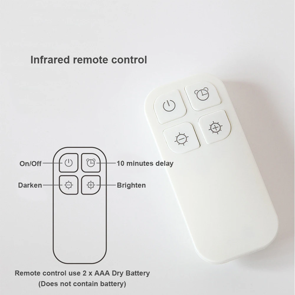 Светодиодная лампа с пультом дистанционного управления под шкафом батарейным