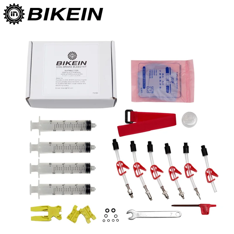BIKEIN велосипедный Гидравлический дисковый тормоз DOT масло Bleed набор инструментов