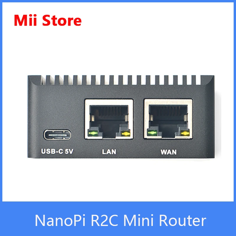 Мини-роутер FriendlyElec NanoPi R2C Rockchip RK3328 1 ГБ DDR4 ОЗУ двойной гигабитный Ethernet-порт с новым