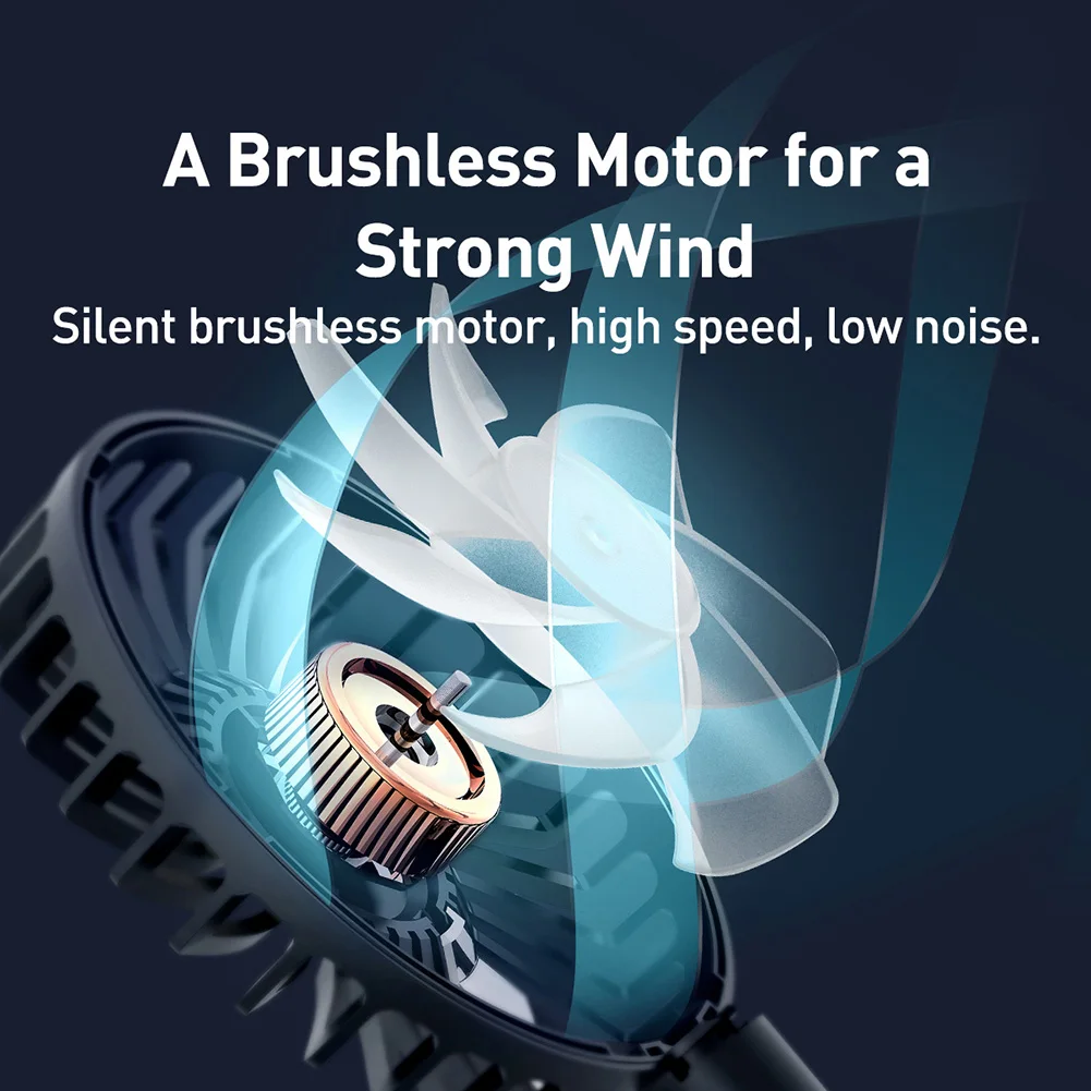 

Baseus Dual Head Car Fan for Rear Seats 5V USB Adjustable 2 Wind Speed Headrest Fan Cooling for Vehicle SUV RV Boat Auto Sedan