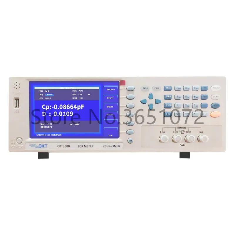 

CKT3000 20Hz-3MHz Capacitance Meter RLC Meter Resistance Meter