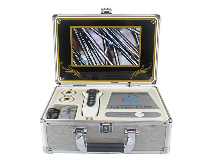Elitzia ETE1002 салон красоты уход за кожей лица анализатор волос салон аксессуар детектор волос 9 дюймов - Цвет: Silver