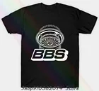Мужская черная футболка унисекс с логотипом компании Bbs Racing Gear