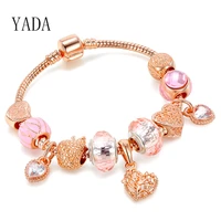 yada gifts heart tree of life braceletsbangles charm for women friendship bracelet casual jewelry pulseria feminina bt200188