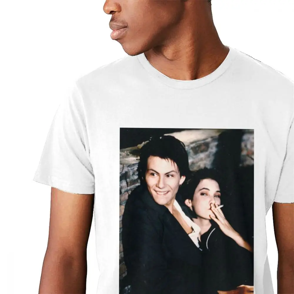 Для Мужские футболки верески Вайнона Райдер и Кристиан Слэйтер тонкое летнее