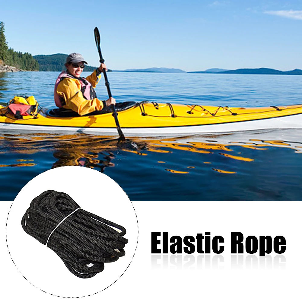 

For Kayaks Canoes Bungee Boat Accessories Deck Rigging Kit Pad Eyes Practical Fishing Nylon Screws Tie Down Marine Water Sports