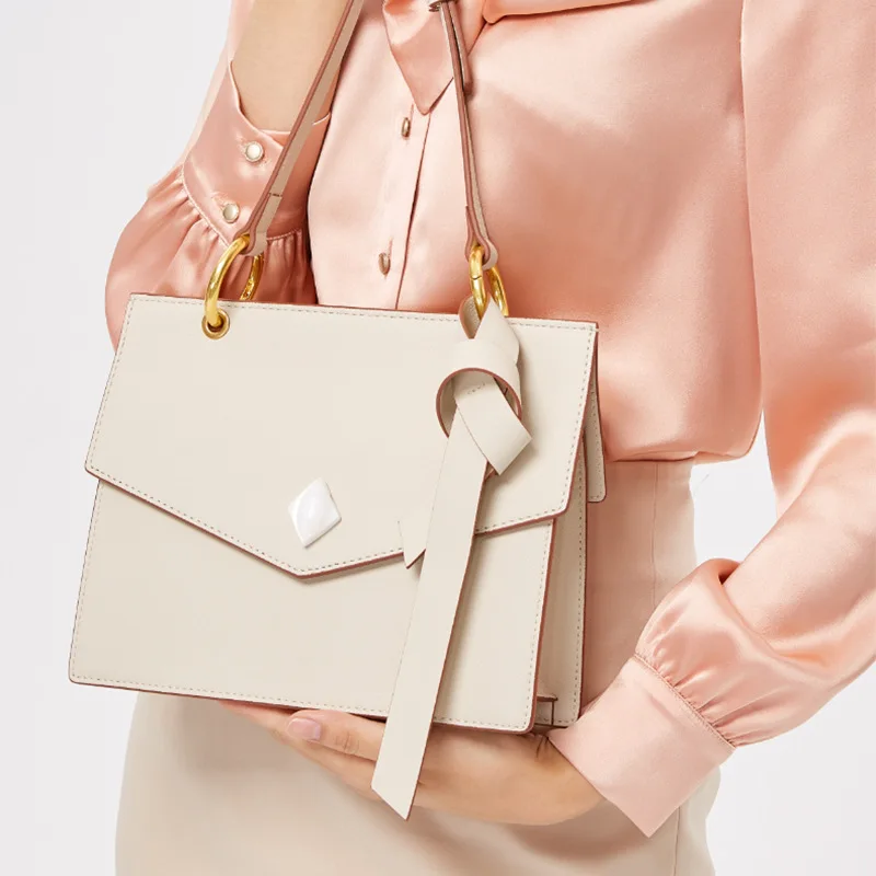 

OUSSON 2021 Light Luxury Small Square Tote Handbag Leisure One-Shoulder Bag Fashion Crossbody Bag For Woman