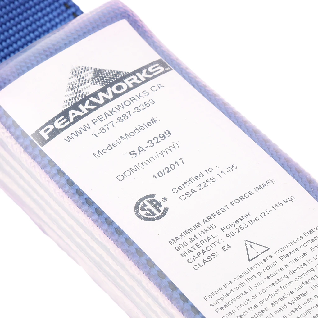 

33cm Shock Absorbing Retractable Lanyard Webbing Fall Protection
