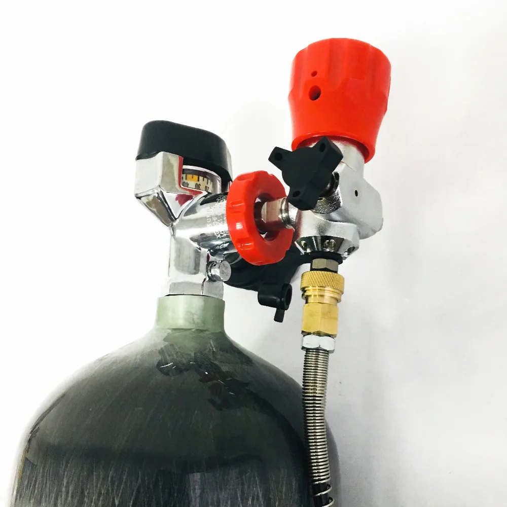 AC16820 4500psi стрельбы air винтовка углеродного волокна цилиндр и клапан и заполнить станции для охоты 30Mpa цилиндр из ACECARE