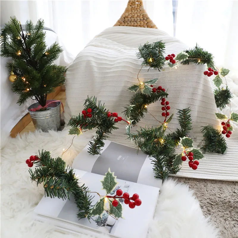 

Chkok 2m20 indoor bedroom led copper wire pine cone lamp string christmas decoration garland hanging lamp DIY garland fairy lamp