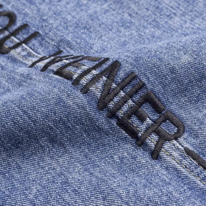 

Embroidered Denim Jacket for women's 2021 spring new Korean loose fit student top versatile jacket jeans for women's fashion