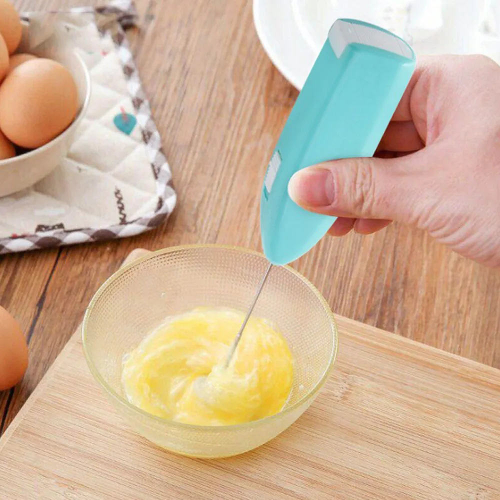 

Electric Milk Frother Drink Foamer Whisk Stirrer Mixer Coffee Handheld Eggbeater Kitchen Cooking Baking Tools Egg Beater