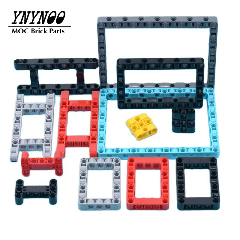 

2-10Pcs Technical 39794 Hole Beam 39790 Parts 64179 Square Beams 5x7 64178 3x3 Hole Arm 39793 Building Block Bricks EV3 Robot