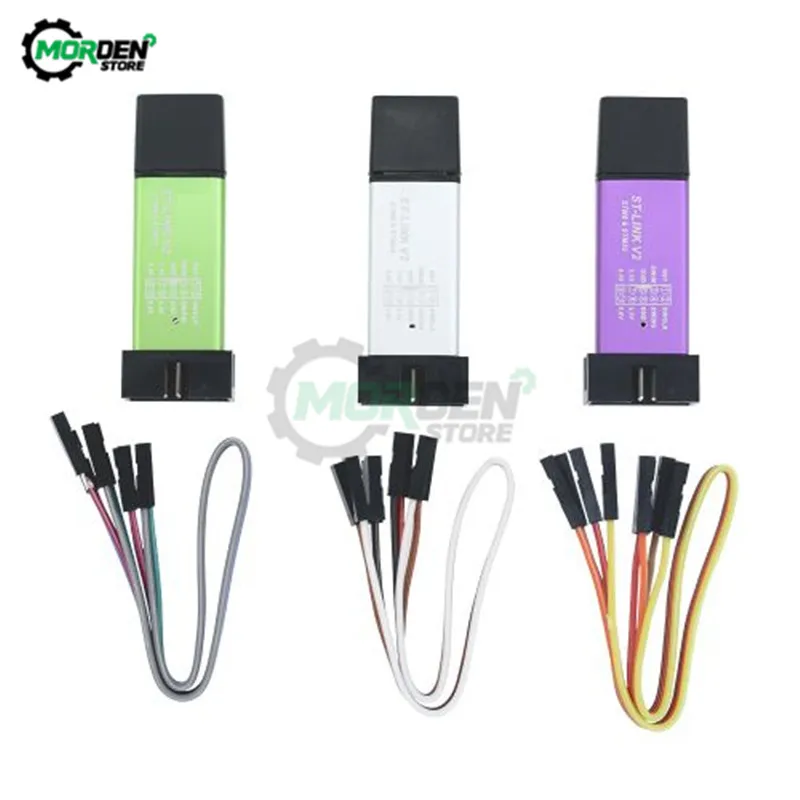 Мини-программатор ST LINK Stlink V2 симулятор загрузки STM8 STM32 программатор с крышкой и