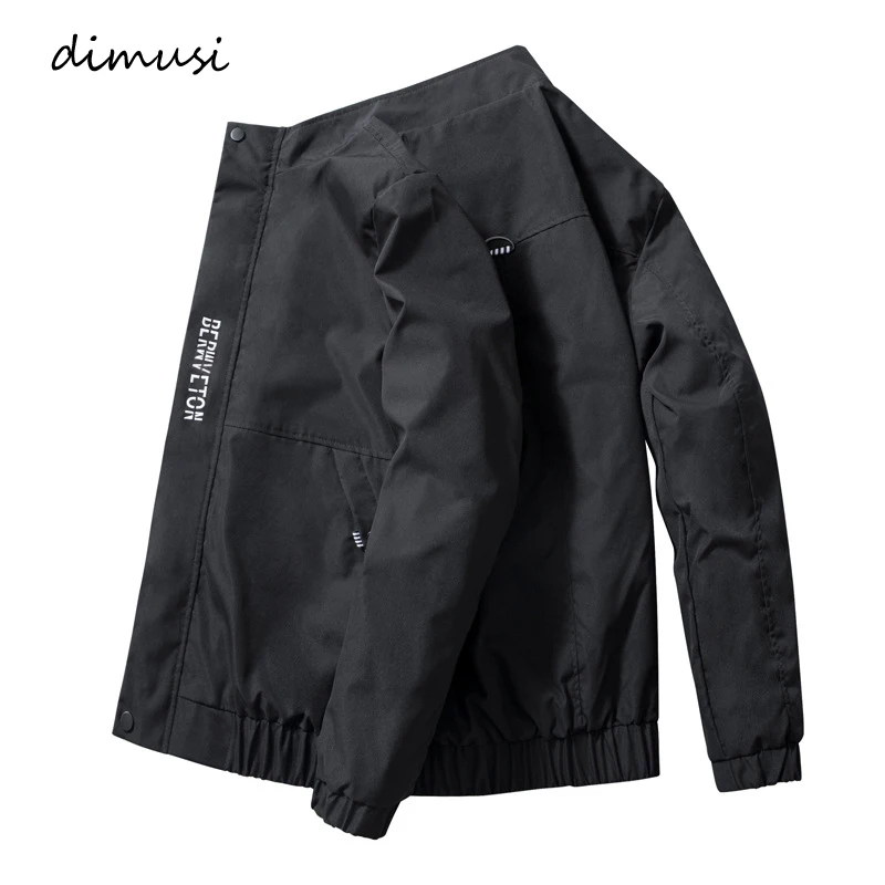 

DIMUSI Spring Men's Bomber Jackets Casual Male Outwear Army Cargo Coats Fashion Streetwear Hip Hop Trench Jacket Mens Clothing