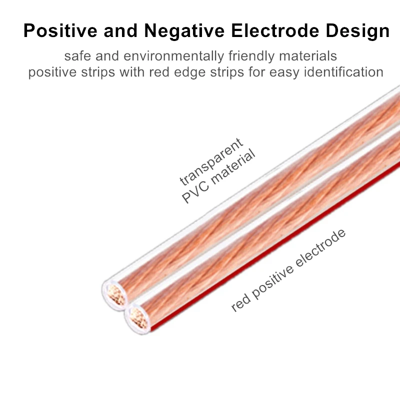 Abay DIY кабель громкоговорителя Hi-Fi линейный аудио бескислородный медный для
