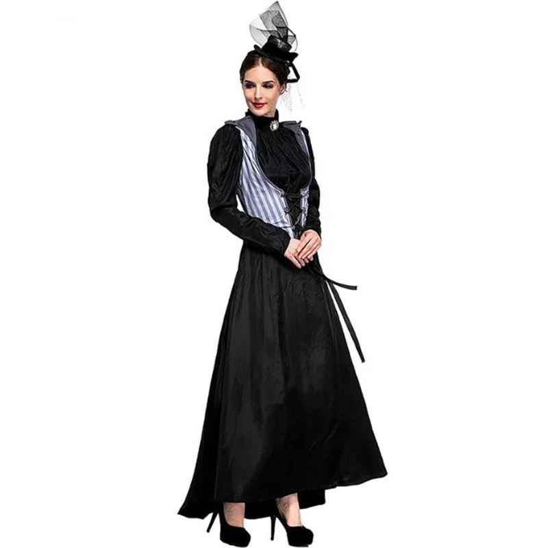 

Deluxe Women Prom Killer Costume Halloween Ladies Count Fancy Cosplay Clothing