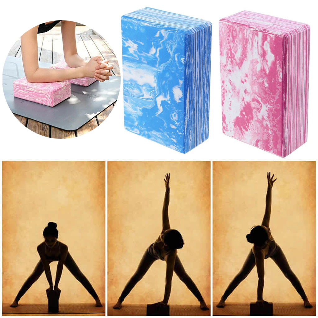 

High-density EVA Foam Yoga Block Six-color Foam Block Gym Pilates Yoga Block Exercise Stretching Exercise Fitness Equipment