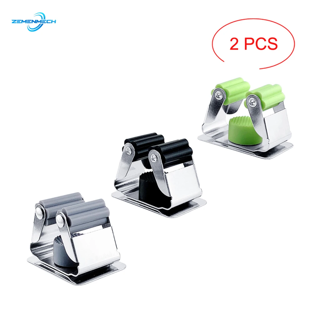 

2PCS Fish Tackle Fishing Rod Clips Club Positioning Clamps Holder Accessories Fixing Rack Wall Mount Rod Collection Rack Storage