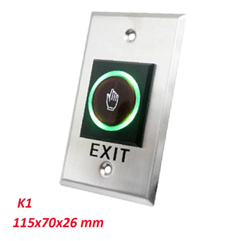 Длинный тип из нержавеющей стали металлическая кнопка спуска двери IR