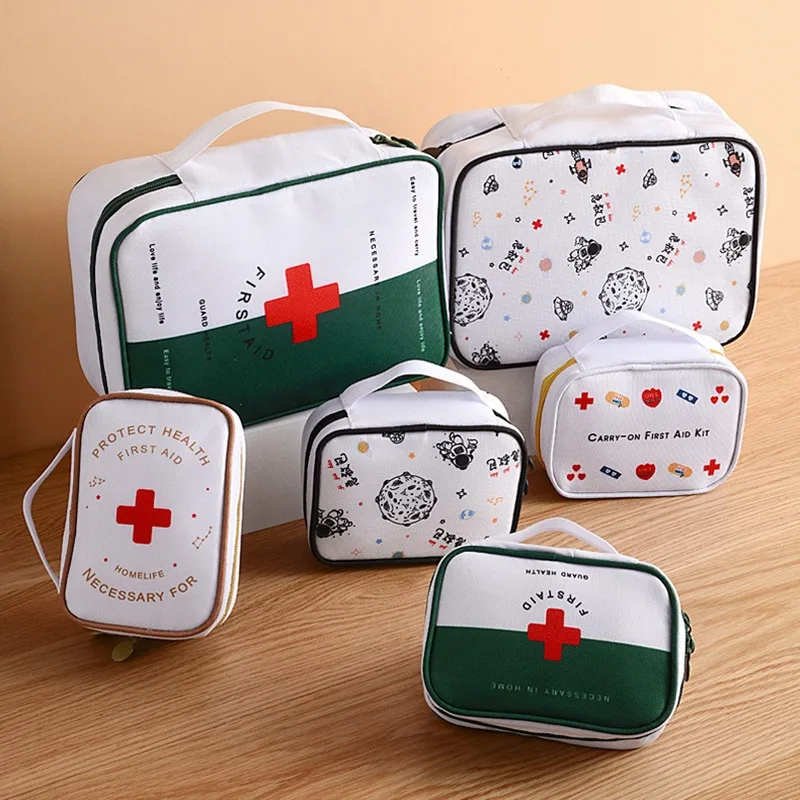 

Thickened Layered Medicine Box Large-Capacity Home Portable Waterproof Fabric Medicine Cabinet Storage Box First Aid Kit