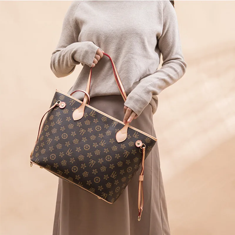 

2021 New Fashion Retro Presbyopia Picture-in-the-Bag Shoulder Hand-printed Tote Bag Purses and Handbags Luxury Designer Sac Luxe