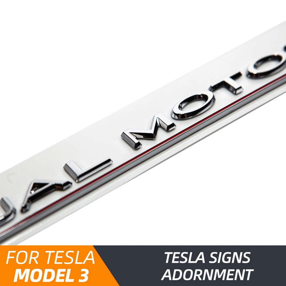 Model3 автомобильный хвостовый ярлык с буквами для Tesla модель 3 Аксессуары Хвостовая