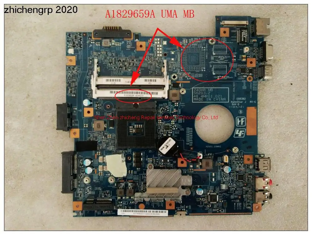 Материнская плата для SONY VPCEG PCG 61A12L Z40HR MB MBX 250 48 4mp09. 021 HM65 DDR3 A1829659A UMA A1829657A DIS