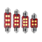 1 Автомобильная светодиодная гирлянда высокой яркости C5W C10W 46SMD CANBUS без ошибок, 31363941 мм, автомобильные внутренсветодиодный светодиодные купольные огни, белый, 12 В, Диод