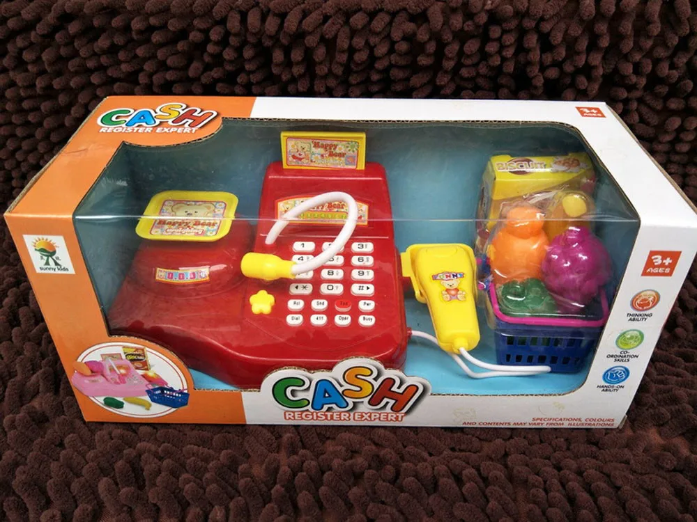 Для детей ролевая игра моделирование электронная игрушечная касса реалистичные