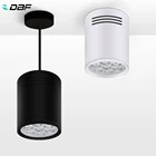 Потолочный светильник DBF, светодиодная лампа с креплением на поверхность, цвет черныйбелый, 3 Вт7 Вт9 Вт12 Вт, для гостиной, спальни, прихожей