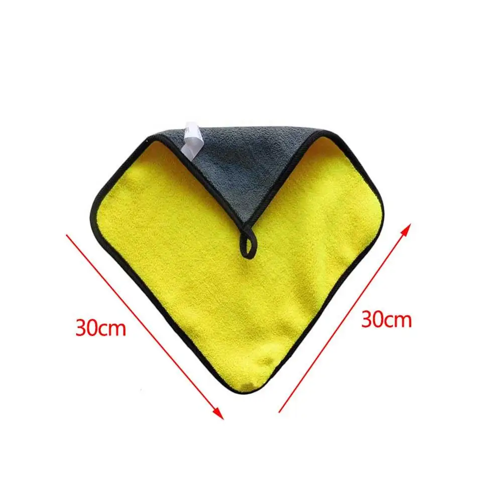 

30x30cm Super Absorbent Car Wash Coral Velvet Towel Cleaning Drying Cloth