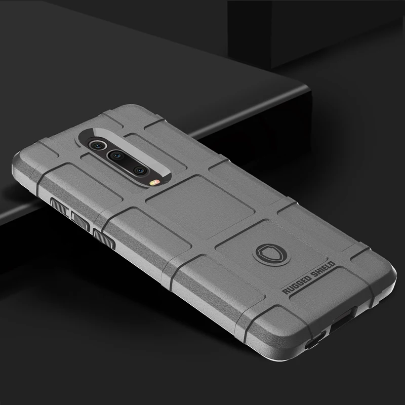 Grey Прочный чехол mi 9 T для Xiaomi mi 9 T Pro Чехол-Бампер Защитный чехол mi 9 T mi 9 T чехол для Xiao mi Red mi Note 8T 8 8A 7 7A K20 Pro Чехол - Цвет: Grey