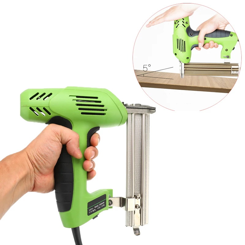 2 в 1 электрический степлер для конструирования гвоздей 220 В|Пневмомолоток| |