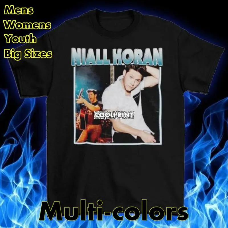 

Винтажная Футболка Niall Horan в стиле 90-х с принтом хипчудовища