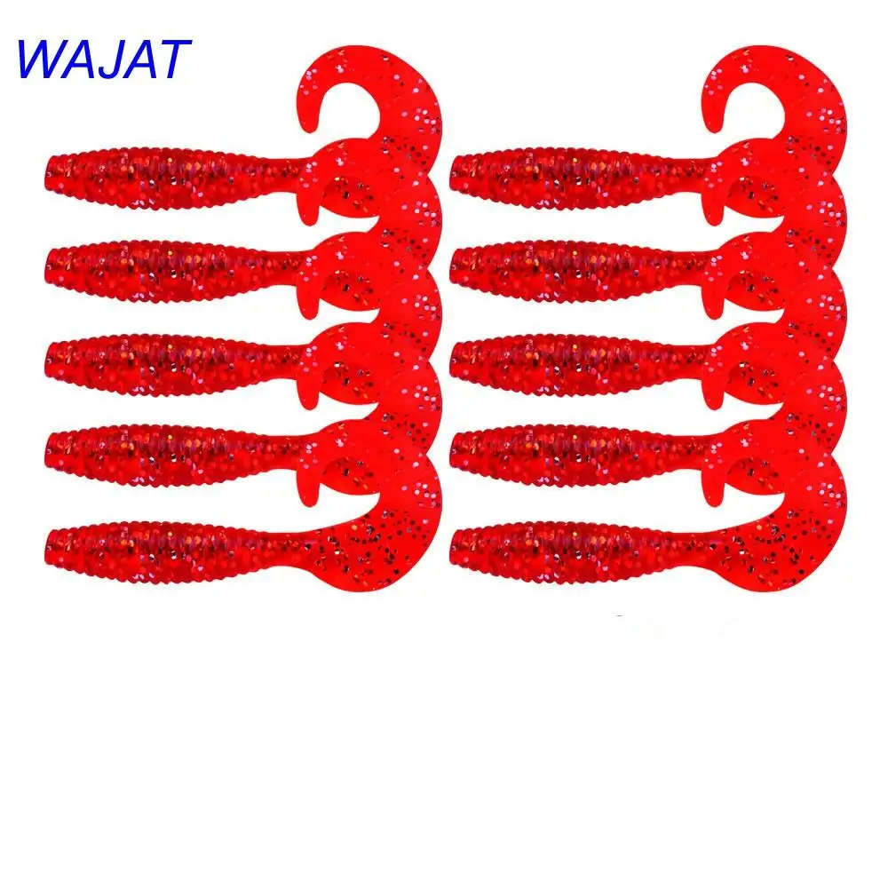 LISM силиконовая Мягкая приманка с хвостом поворотная нить для привлечения