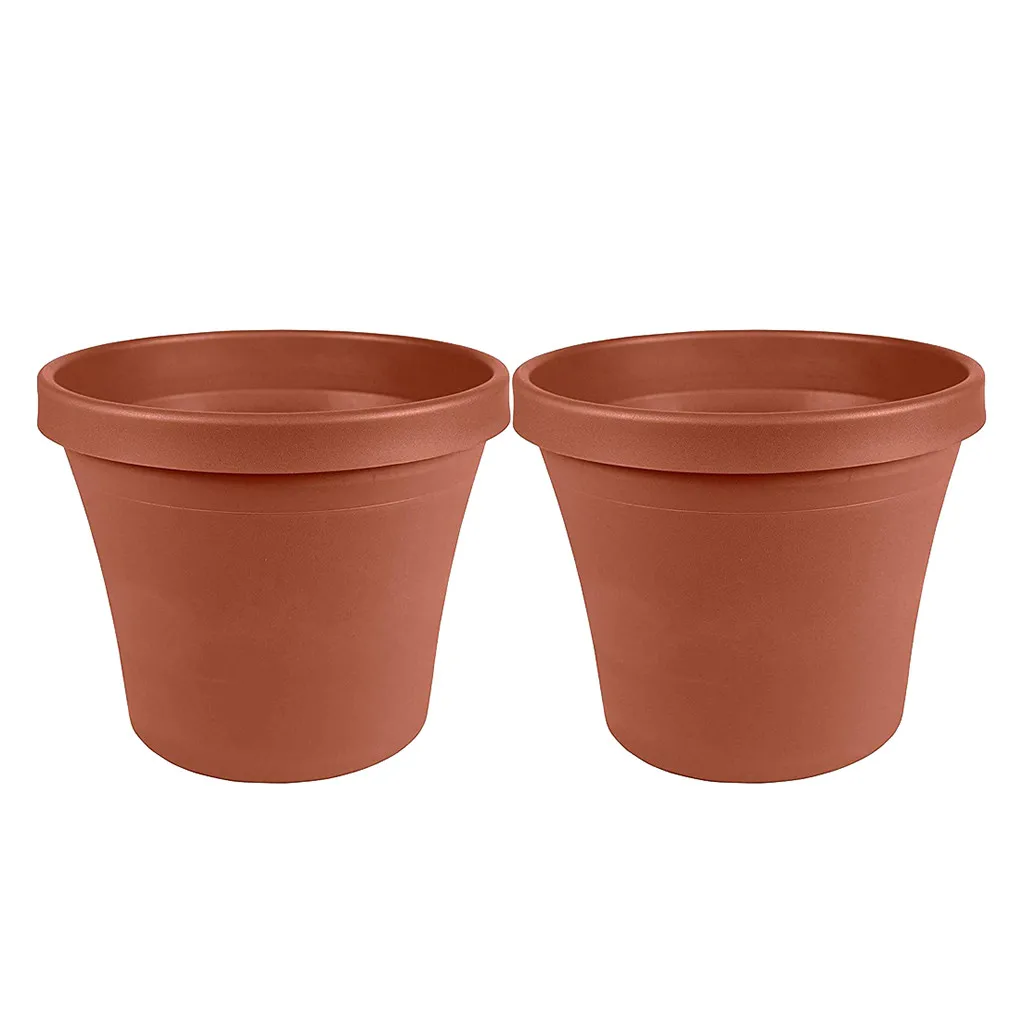 2 шт. горшки для растений Детские пластиковый круглый цветочный горшок держатель