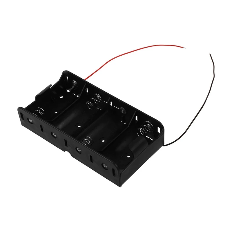 3 шт. Батарея аксессуары: 1 размер: 4x1 5 V D батареи держатель чехол & 2 предмета 4 x AA 6V