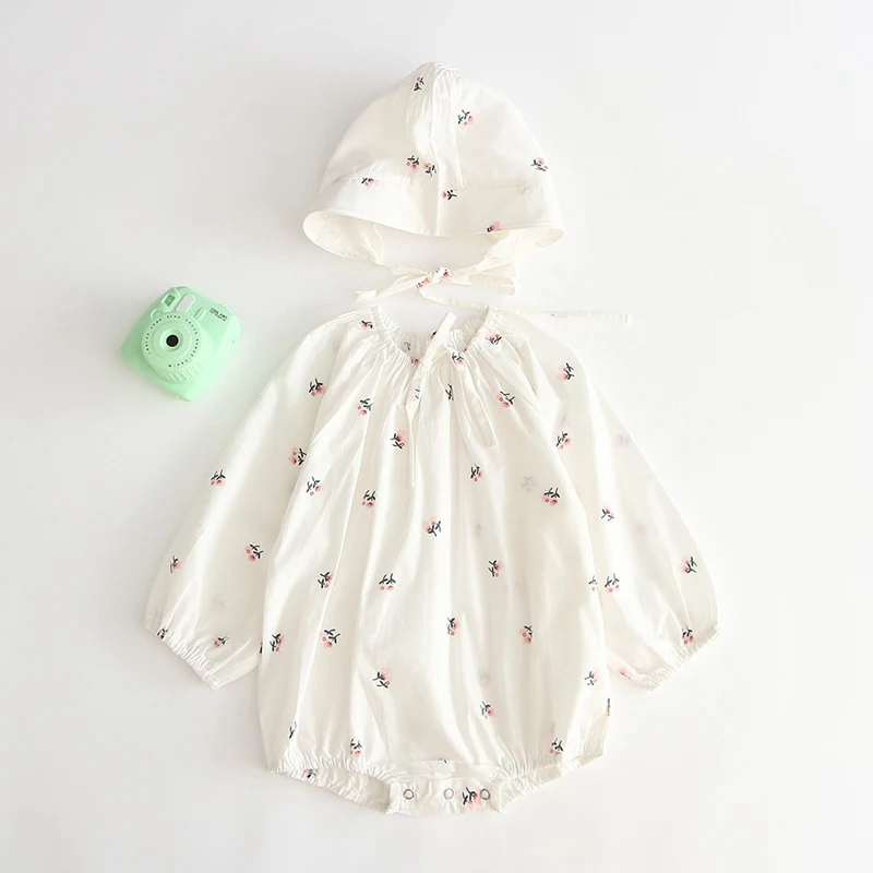 Демисезонное боди для новорожденных девочек из 100% хлопка одежда маленьких +